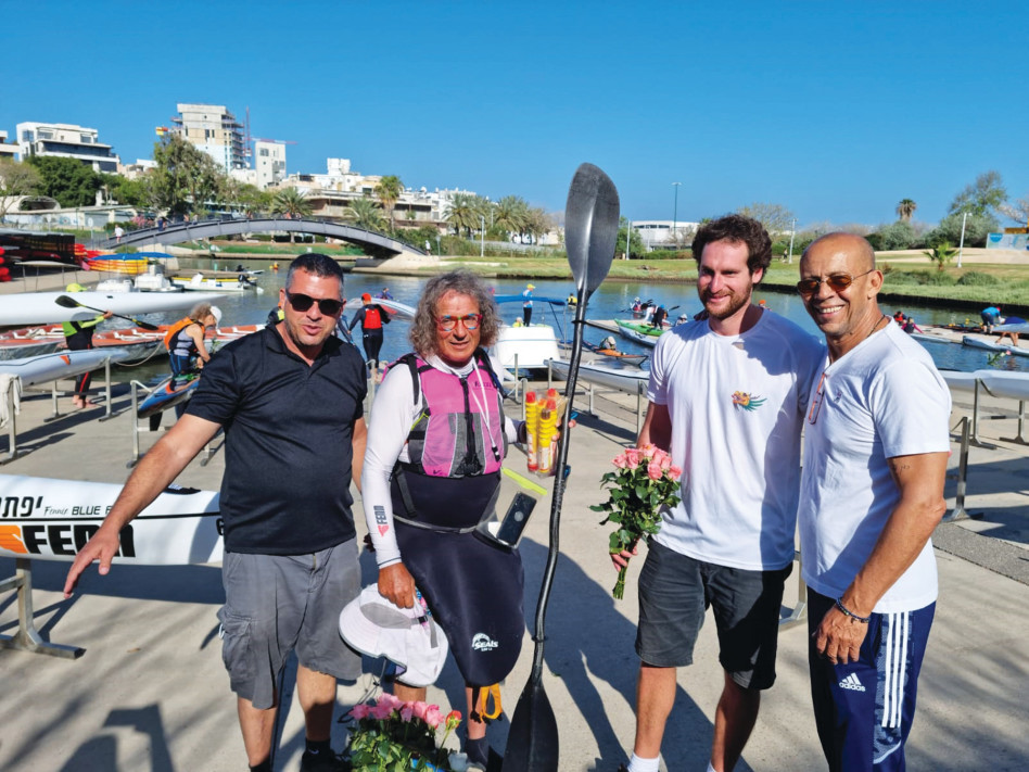  דידי הררי, אייל מילר, רמי גיל ומשה זינגר (צילום:  באדיבות מרכז דניאל לחתירה)