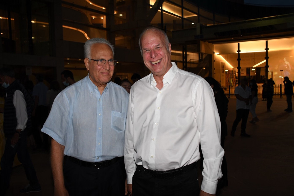 אלקס הרטמן ויצחק מנור (צילום: אביב חופי)