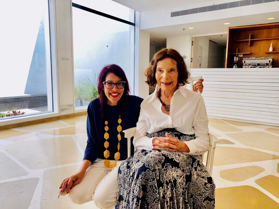 לילי אלשטיין ואפרת זמיר (צילום: באדיבות אלמא)