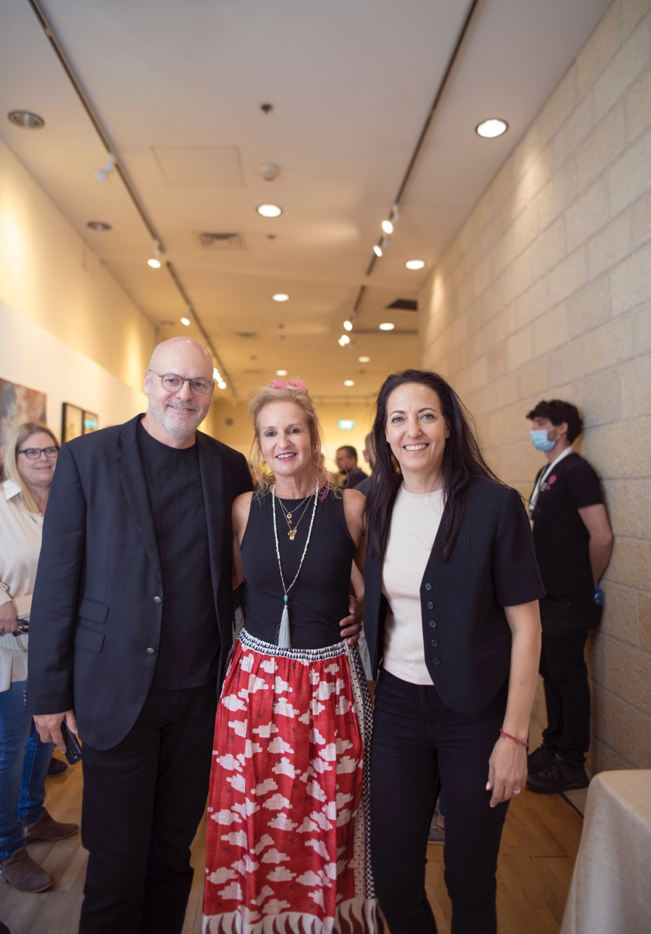  ליהיא לפיד, רונית רייק ומוטי שוורץ  (צילום: ריק רחמן)