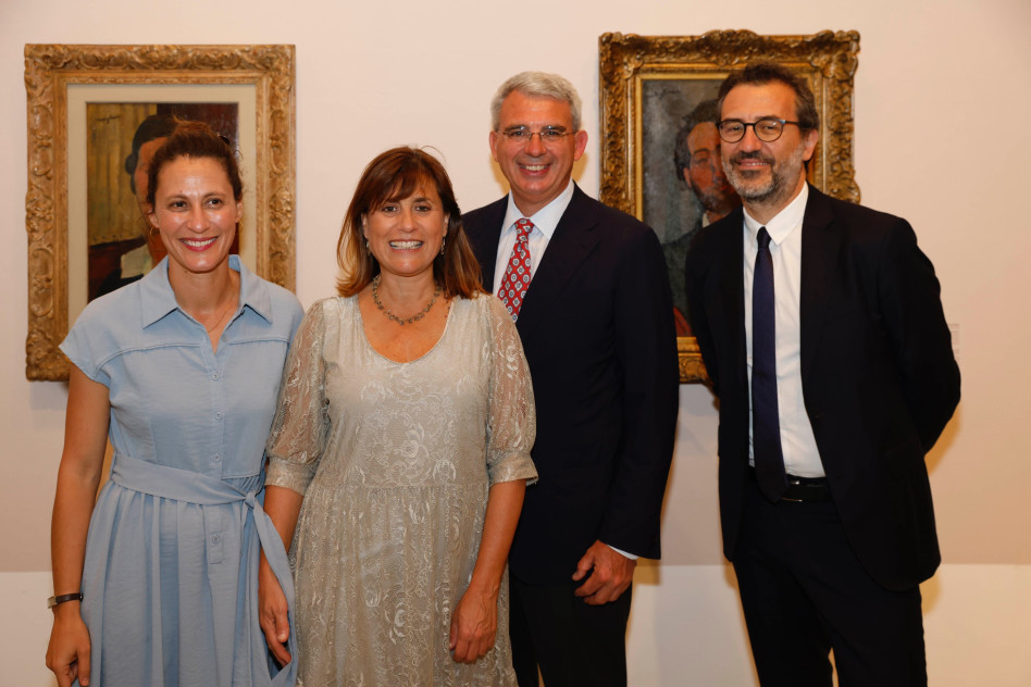 פאביו רוג׳רלו , ג'יאנלואיג'י בנדטי, &nbsp;טניה כהן-עוזיאלי וסופיה בארי ליפשיץ (צילום: גיא יחיאלי)