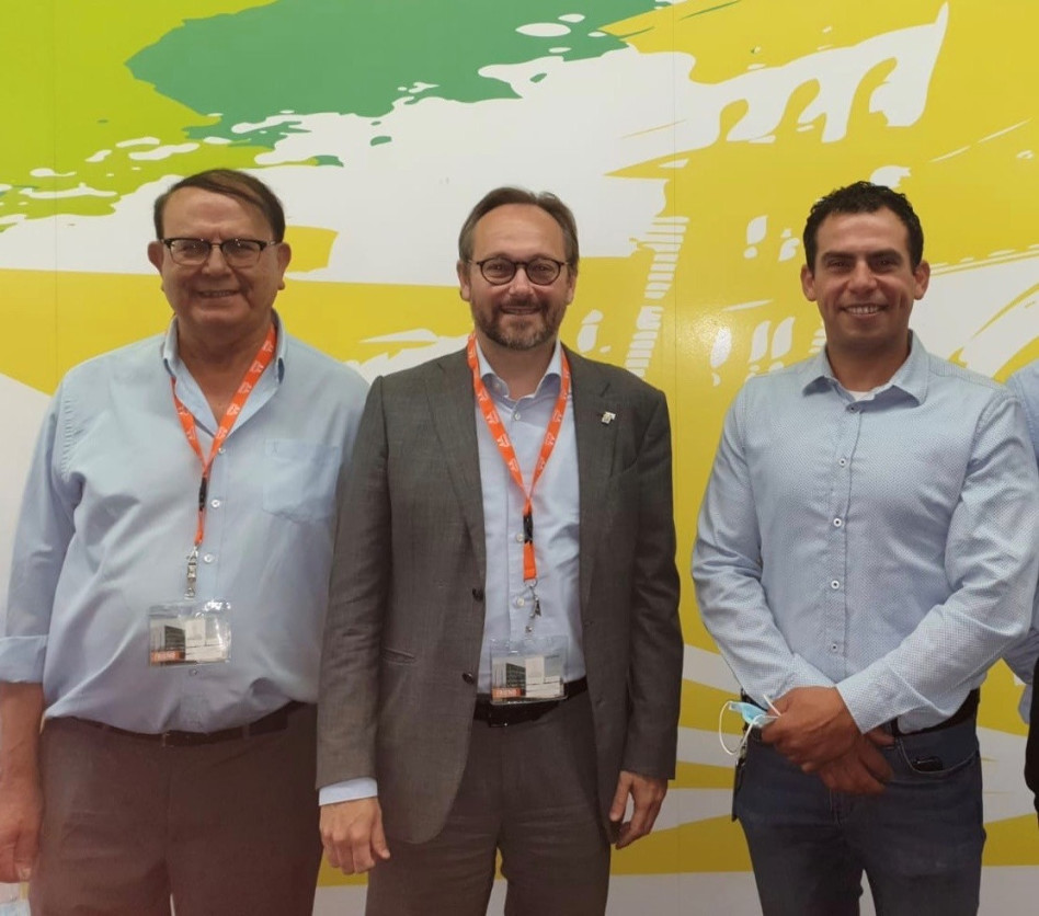 עמית קריג, עמנואל ז'ופרה וסימון אלפסי (צילום: באדיבות אנבידיה)