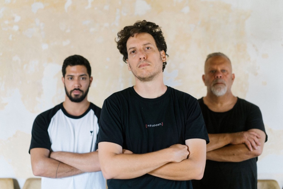 &nbsp;רן שמואלי, ניסן בכר ומאור גיל (צילום: אלכסיי שו)