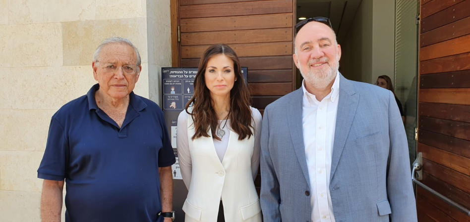 רון פרושאור, עומר ינקלביץ' ואוריאל רייכמן (צילום: באדיבות הבינתחומי הרצליה)