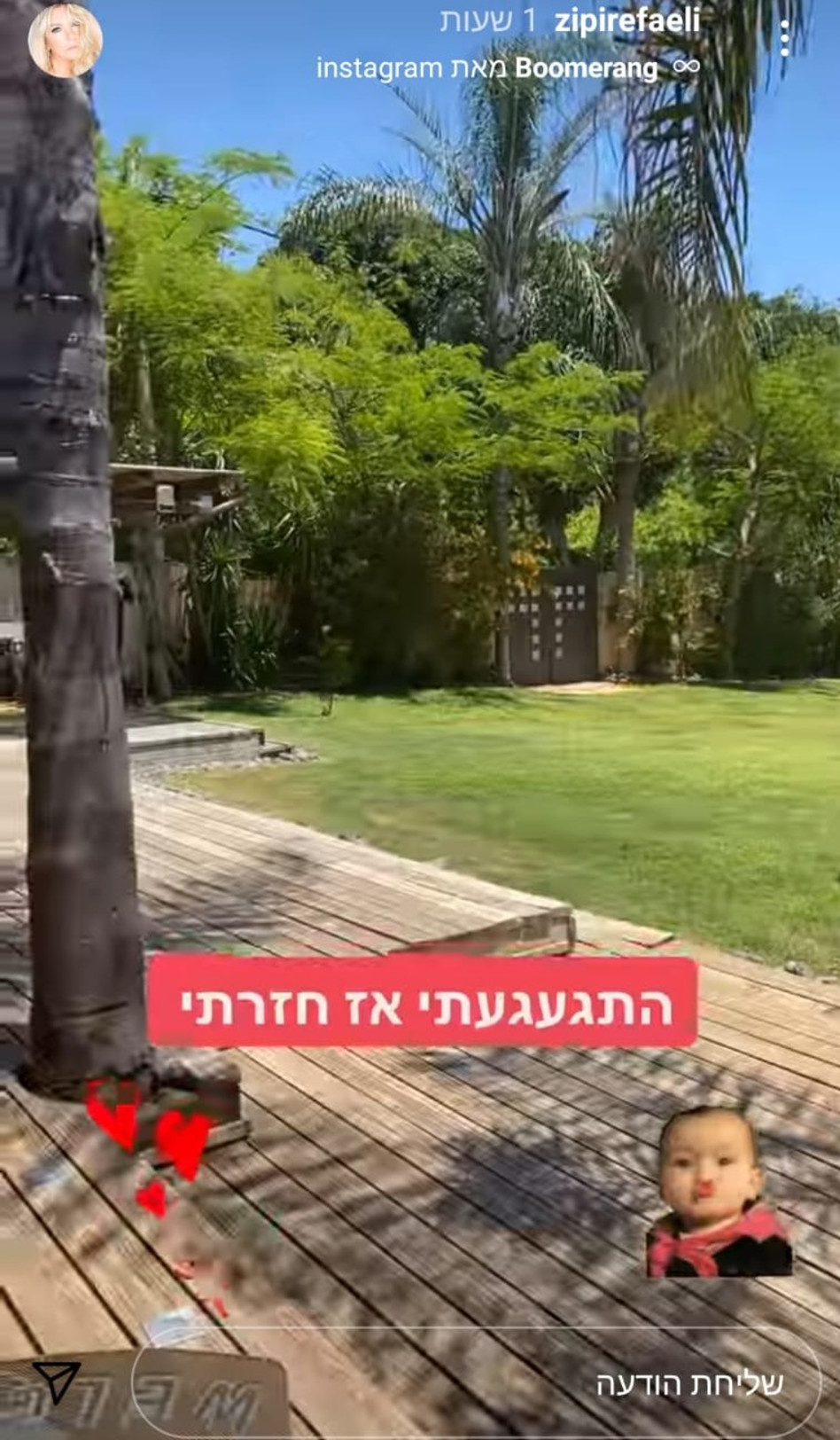 ציפי רפאלי (צילום: צילום מסך אינסטגרם)