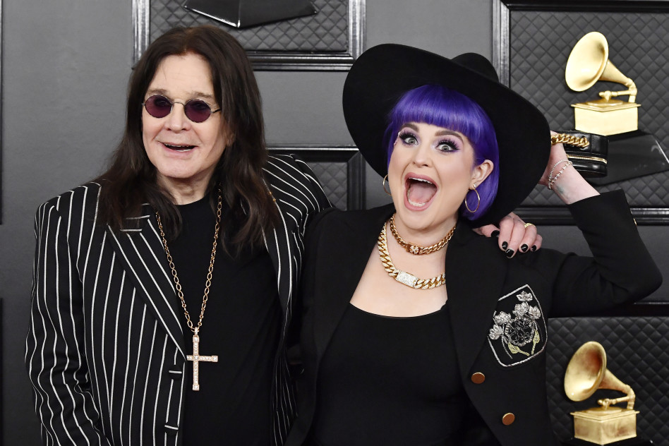 בימים מלאים יותר. קלי ואוזי אוסבורן (צילום: Frazer HarrisonGetty Images)