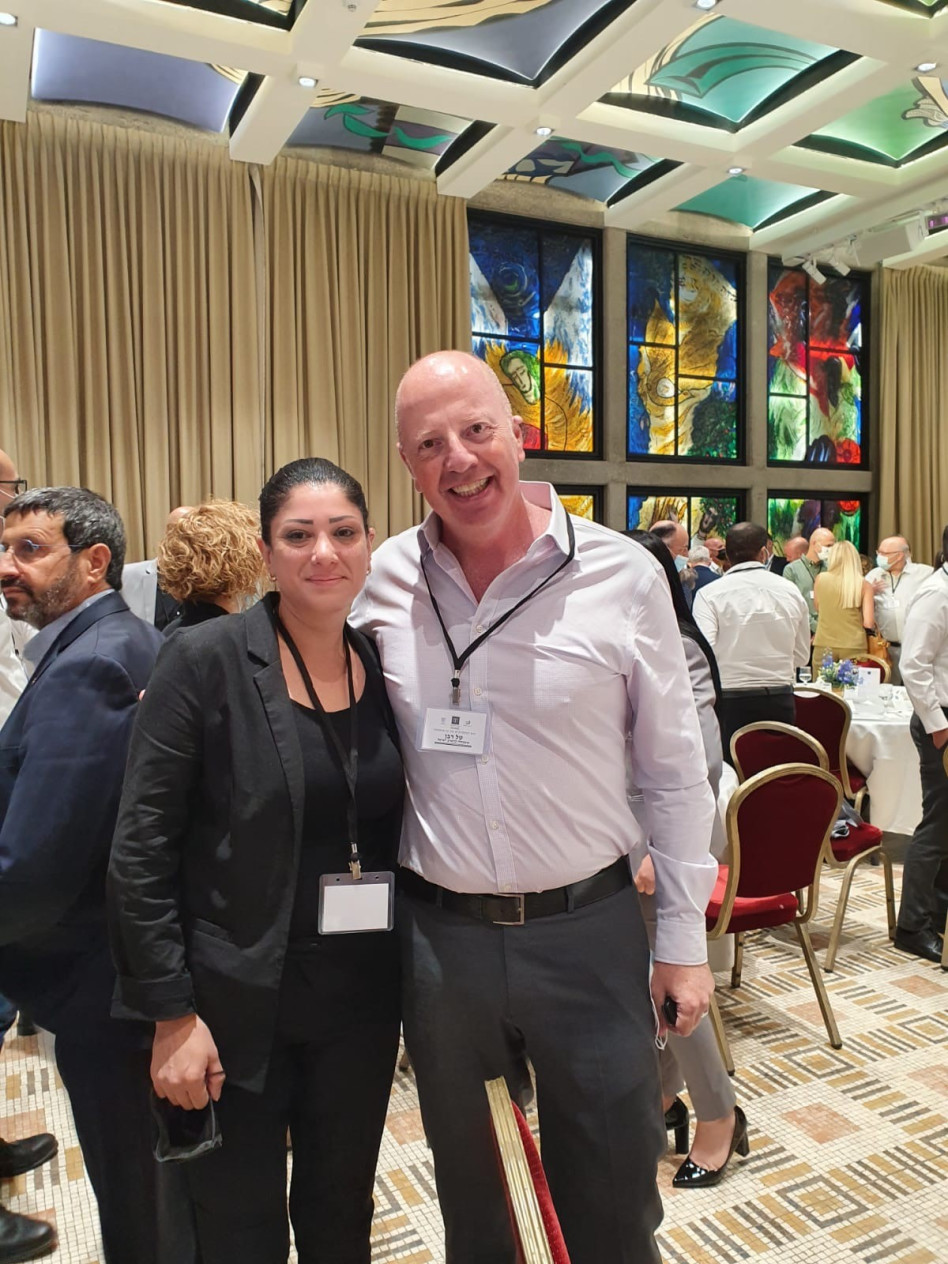 טל רבן וסחר חנא (צילום: חיים כץ, לע''מ)