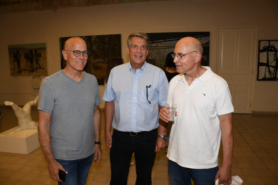 אלי שמיר, קובי רצון ורועי בן ימי (צילום: אביב חופי)