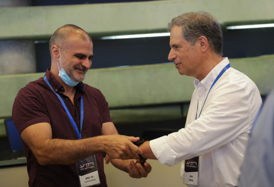  איתן סטיבה ומני יצחק (צילום: אלעד מלכה)