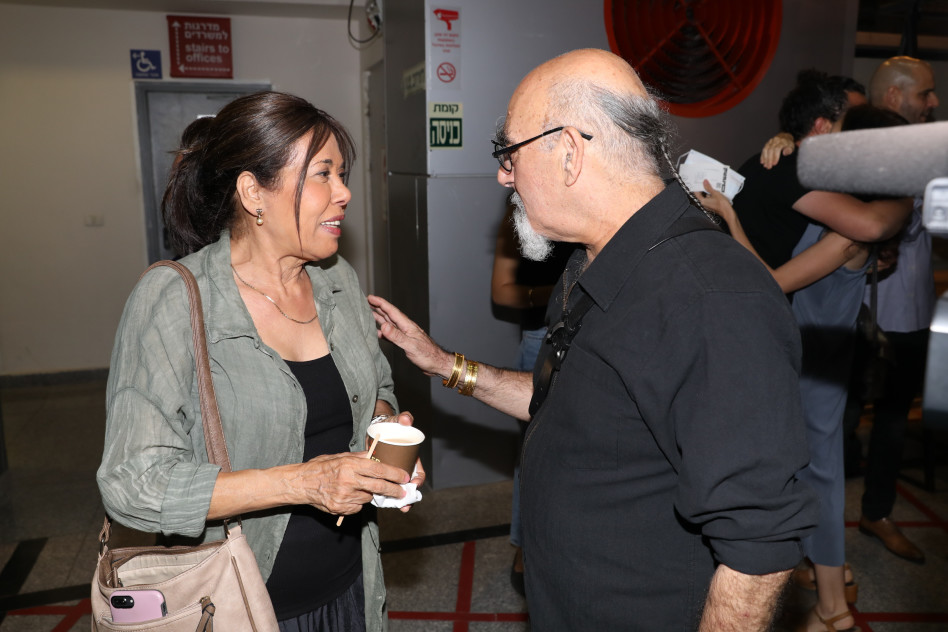 מרגלית צנעני, ישראל אהרוני (צילום: רפי דלויה)