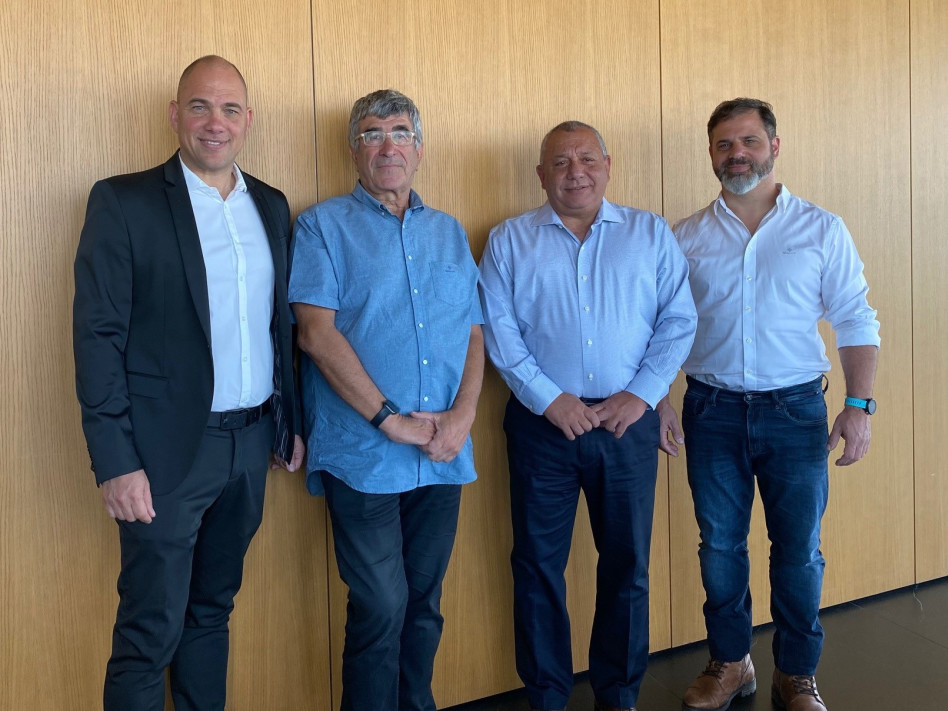 שי כהן, גדי איזנקוט, יונה פוגל ואילן גרזי (צילום: תומר צח)