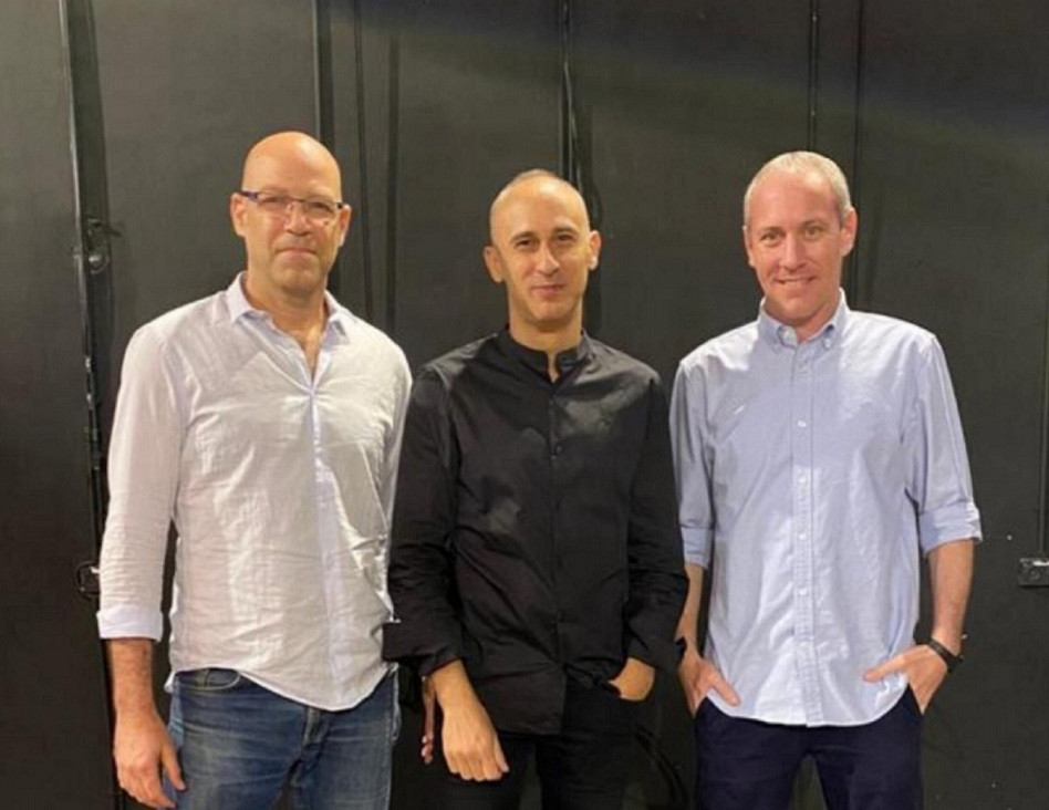 חילי טרופר, אסף אמדורסקי ואורן יצחקי (צילום: מורן זקשבסקי)