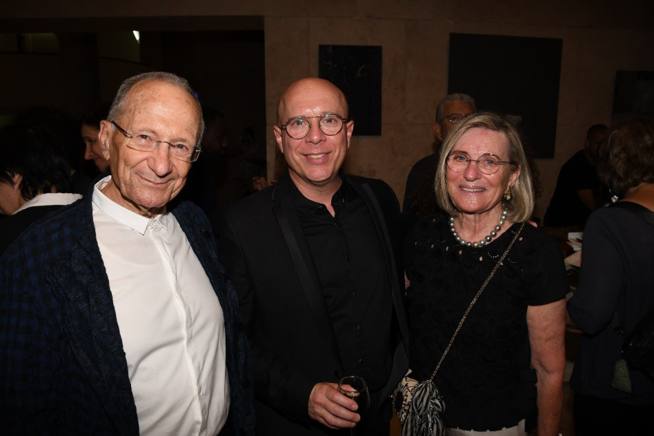 טובה סגול, דוד זבה וסמי סגול&nbsp; (צילום: אביב חופי)