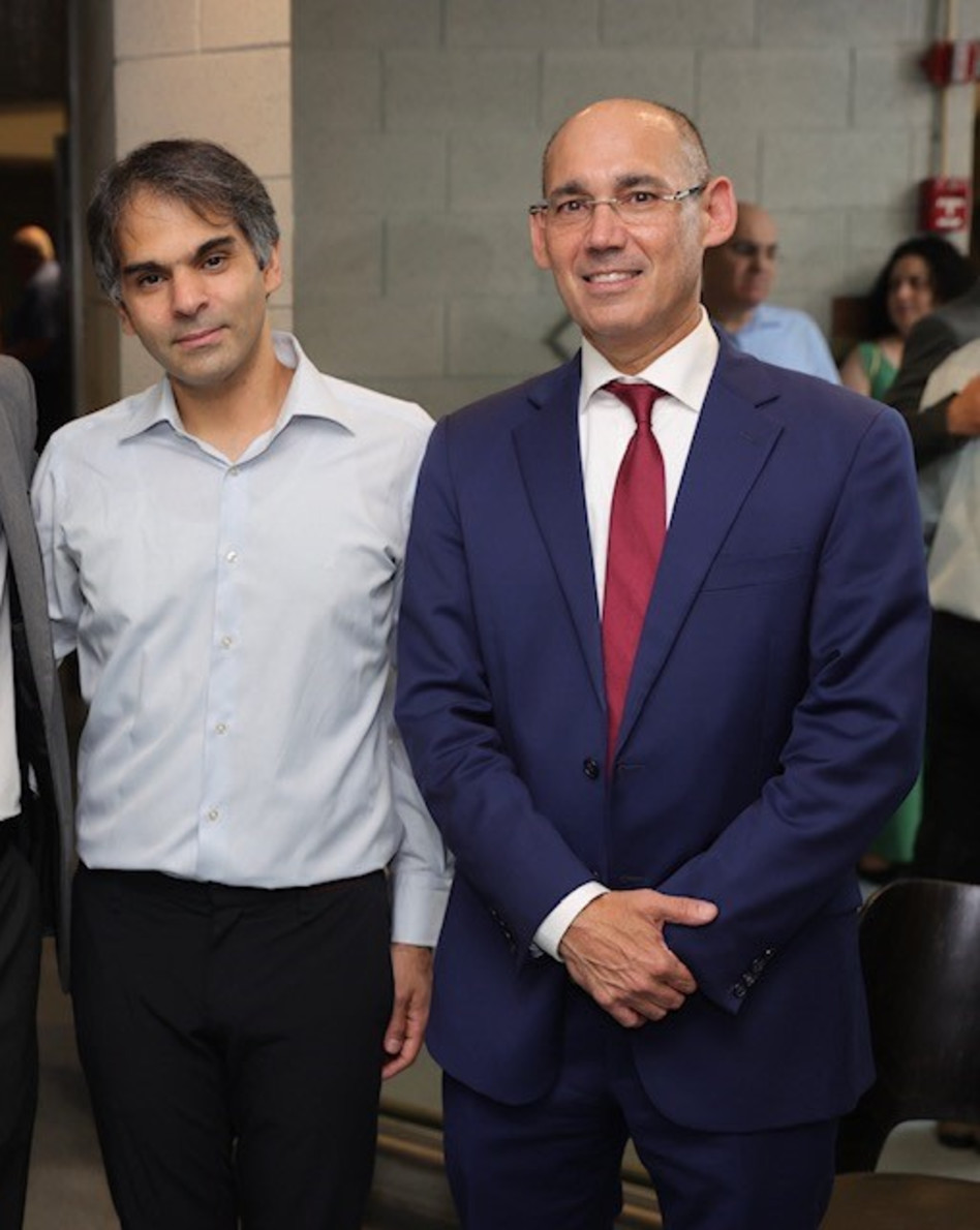 אמיר ירון ונביל עבוד אשקר (צילום: טל שחר)