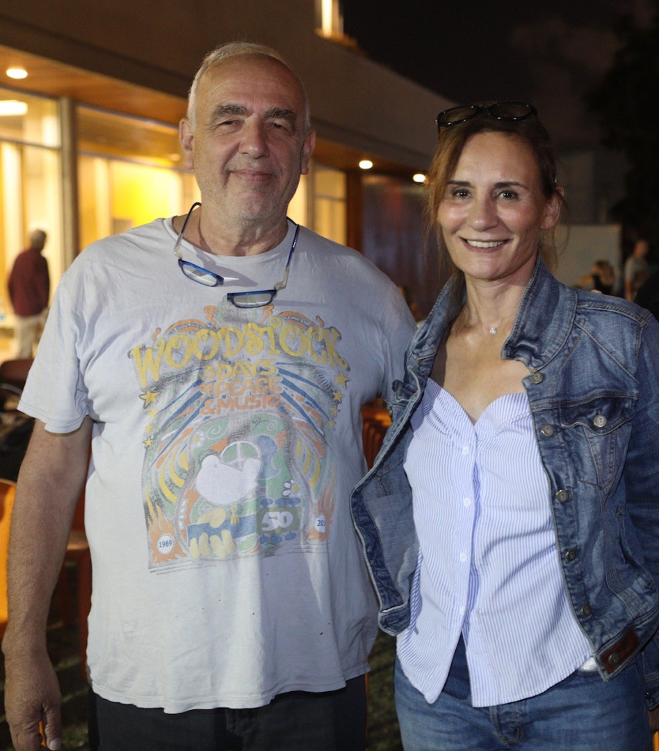 אירינה שלמור ויוני פרס (צילום: אסף לב)