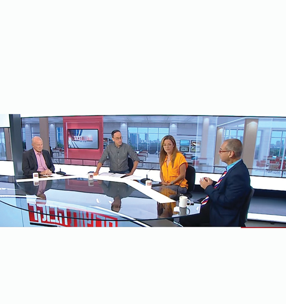 פאנל תכנית הבוקר של ניב רסקין בערוץ 12 (צילום: צילום מסך קשת 12)