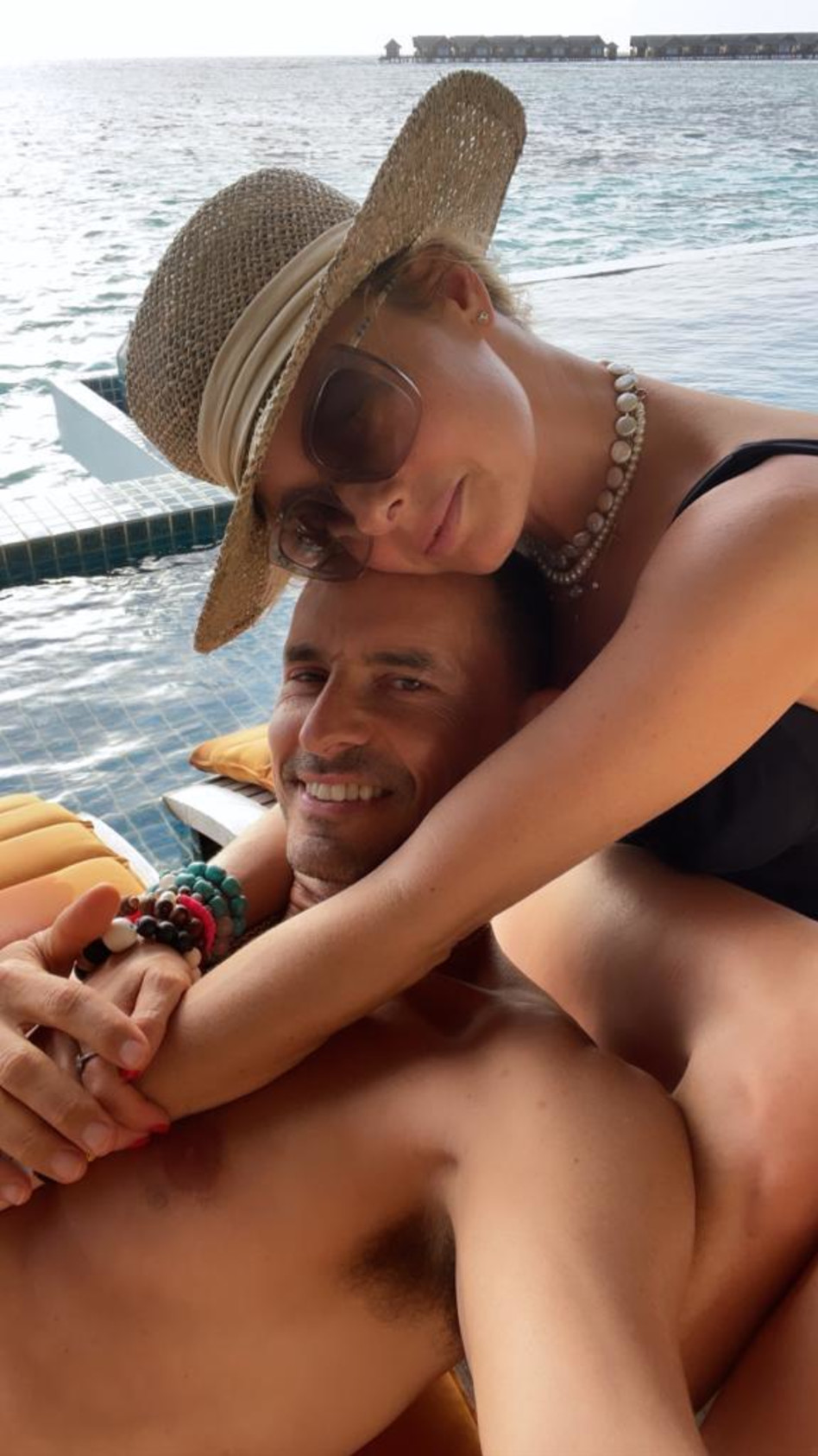 גיא זוארץ, יעל בר זוהר (צילום: קלאב מד פינהולו וילהס מלדיביים)