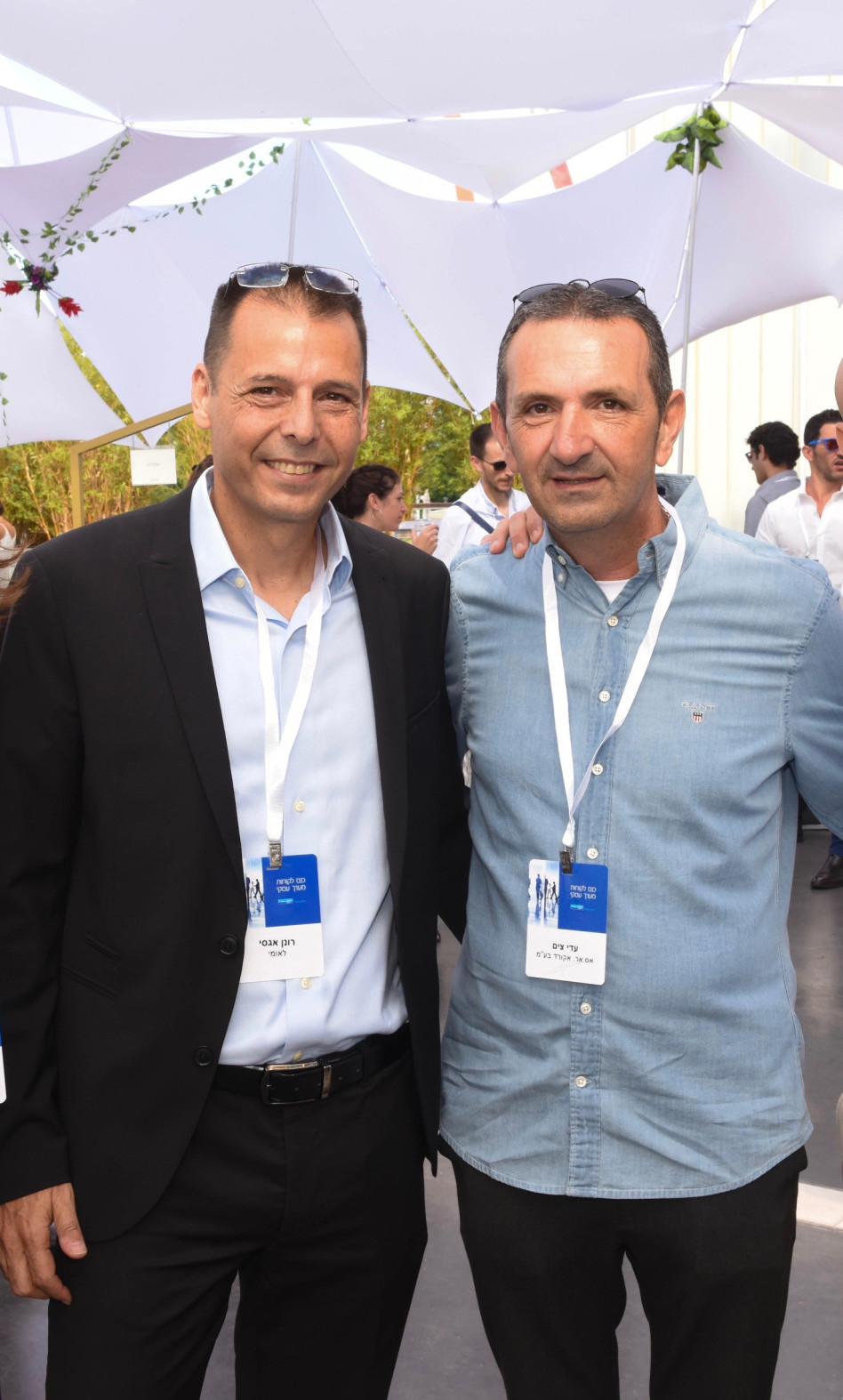 עדי צים ורונן אגסי (צילום: כפיר סיון)