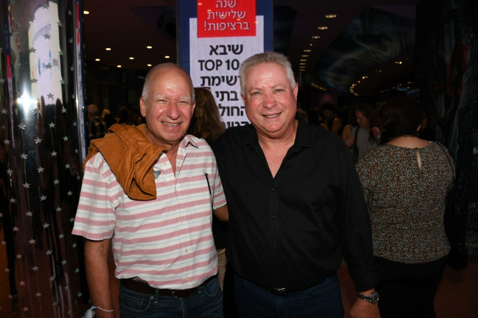 אילן גרינבוים ושי לבנת (צילום: אביב חופי)