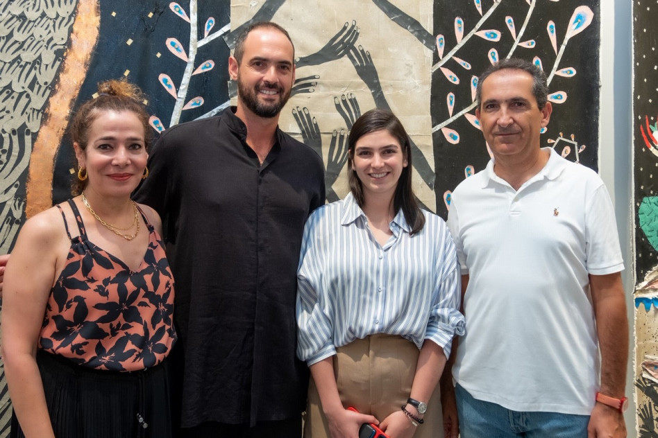 פטריק דרהי, &nbsp;גרציאלה דרהי, אורן פישר וסיגל מרדכי (צילום: מיכל רביבו)