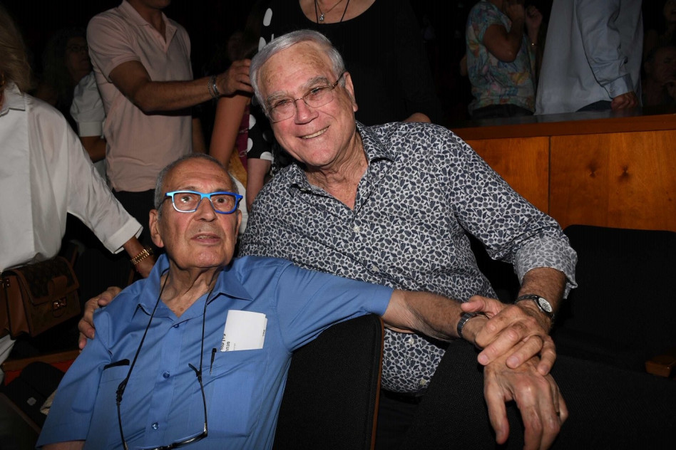 יעקב שחר וישראל קז (צילום: אביב חופי)