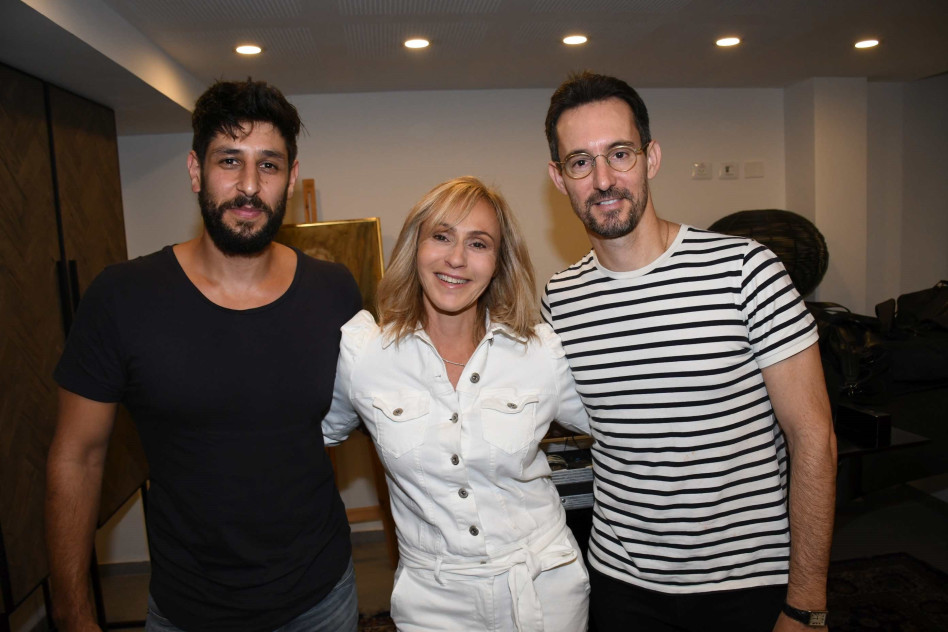עברי לידר, ציפי נגל-אדלשטיין ועידן עמדי (צילום: אביב חופי)
