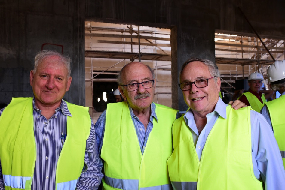 &nbsp;יאיר המבורגר, דוד בלומברג ויאיר סרוסי (צילום: יוני זילברמן)