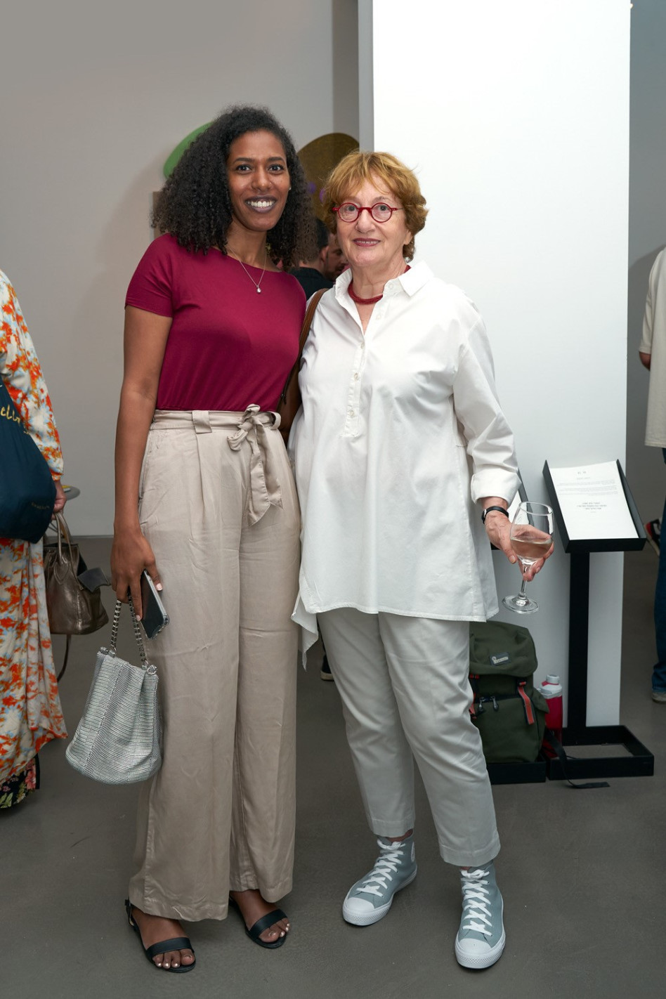 סוזן לנדאו ונירית טקלה (צילום: מיכל לופט)