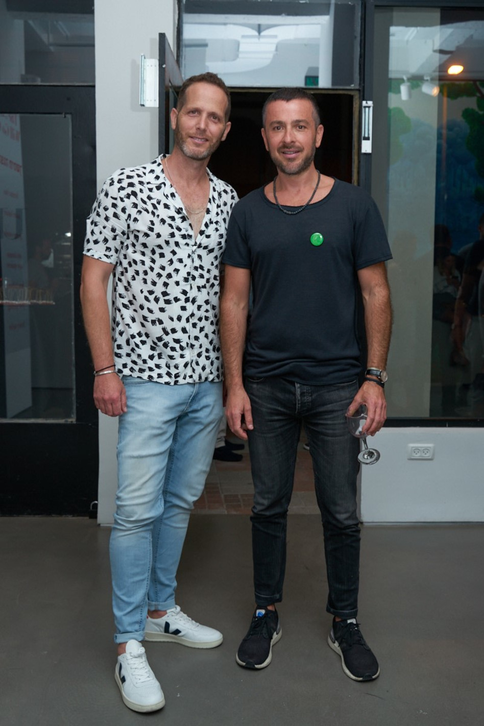 סטיב נסימה וערן קראוס (צילום: מיכל לופט)