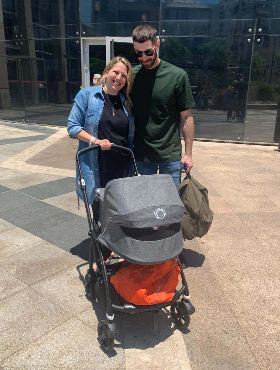 חיים אתגר ואשתו ענבל (צילום: צ'ינו)