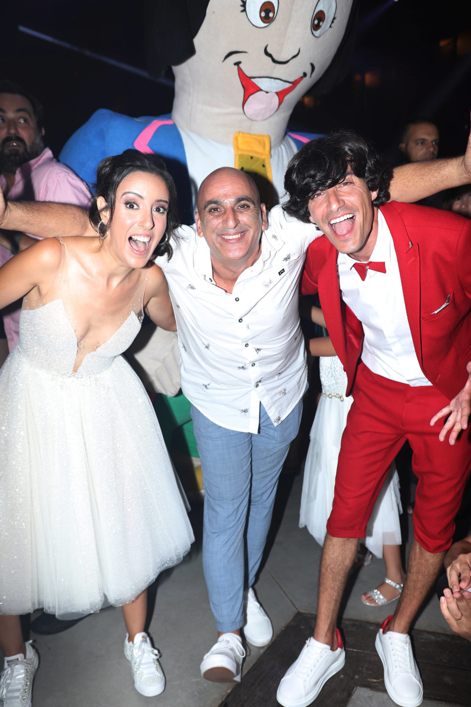 מני ממטרה, יובל המבולבל, פרלה דנוך (צילום: אור גפן)