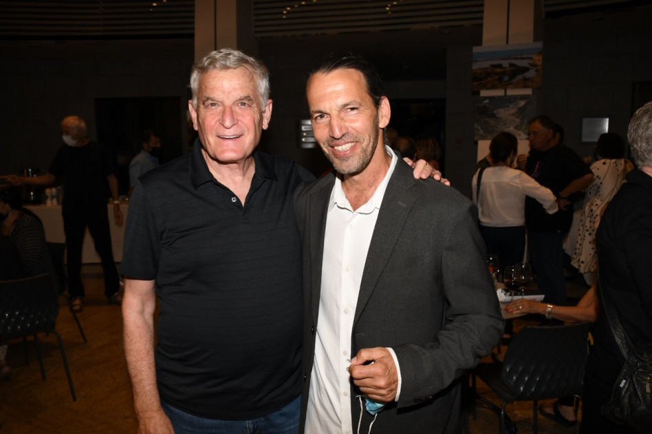 עדי שעל ואברהם ביגר (צילום: אביב חופי)