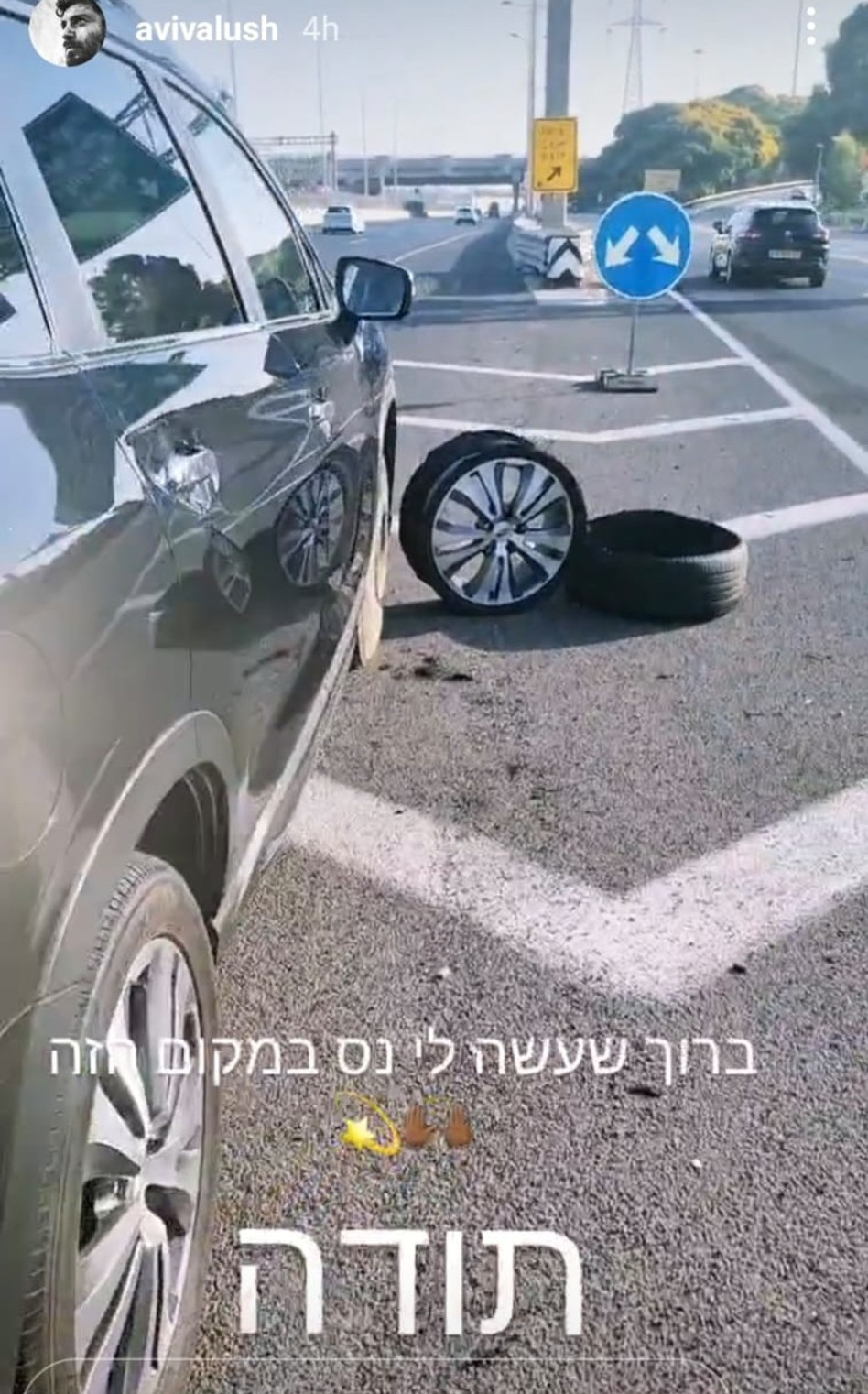 אביב אלוש (צילום: צילום מסך אינסטגרם)