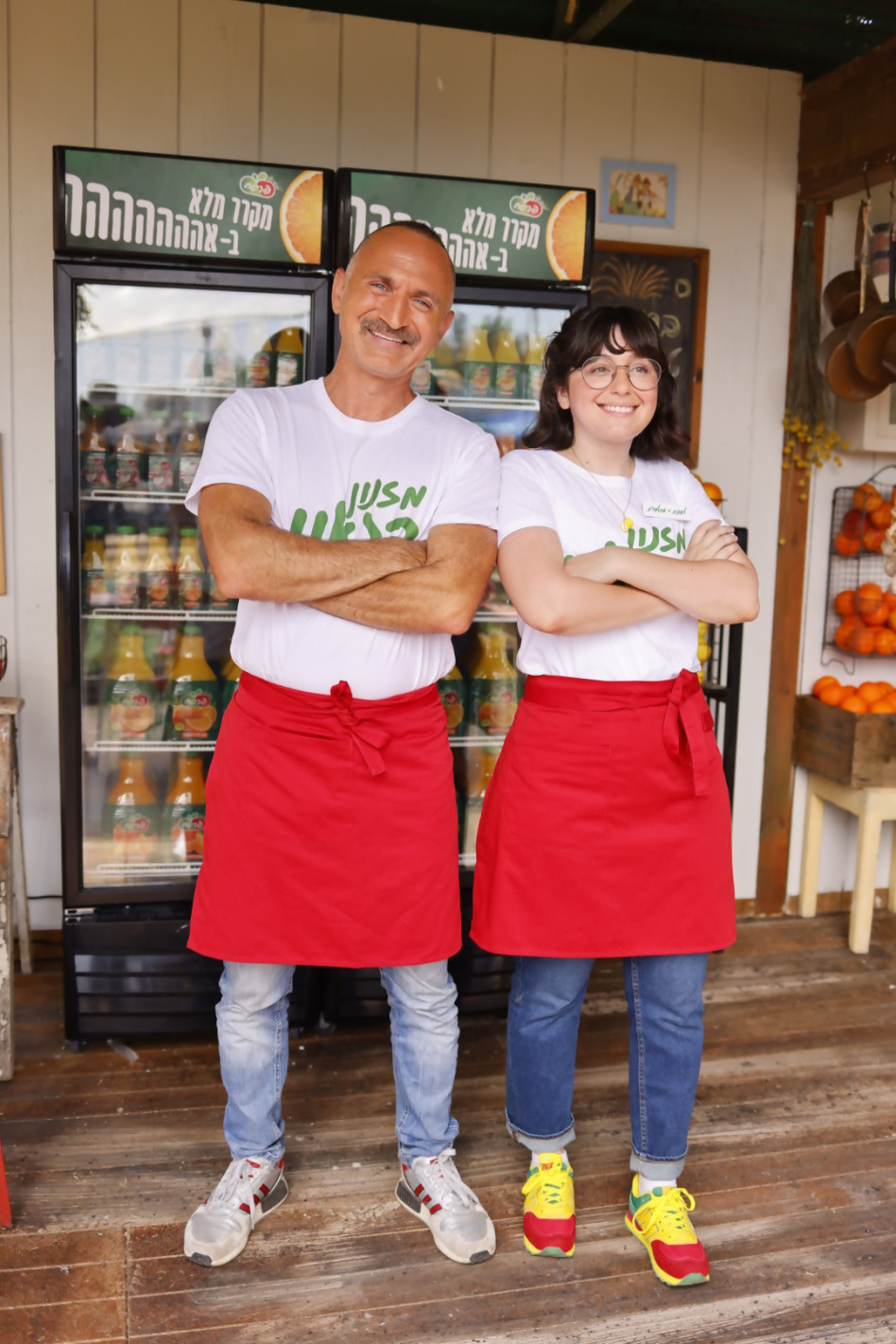 עלמה קיני, שלום מיכאלשווילי (צילום: ליאור נורדמן)