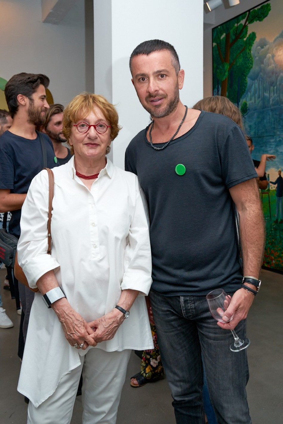 סטיב נסימה וסוזן לנדאו (צילום: מיכל לופט)