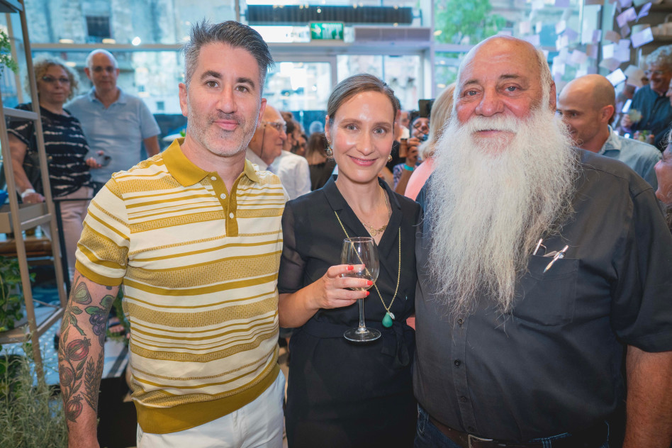 אורי ירמיאס, נעמה שפי ומייקל סולומנוב (צילום: אילן ספרא)