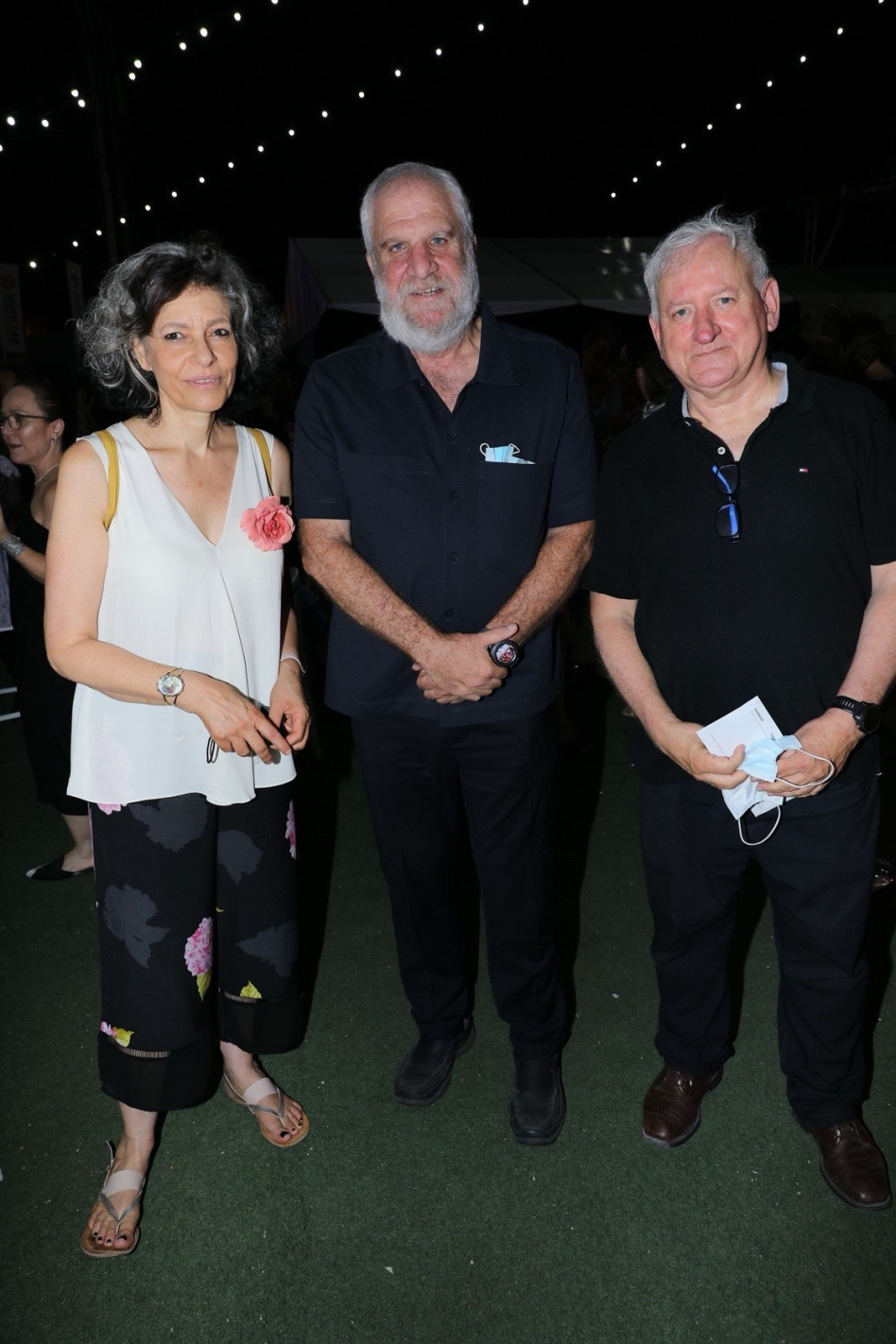 יאיר סרוסי, אריה שיזף וורד סרוסי (צילום: רפי דלויה)