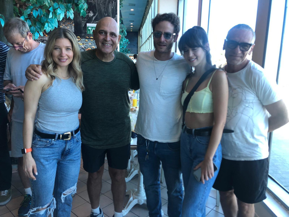 אלון אבוטבול, לין אשרוב, מיכאל אלוני, דוד פתאל ועדי הימלבלוי (צילום: יח''צ פתאל)