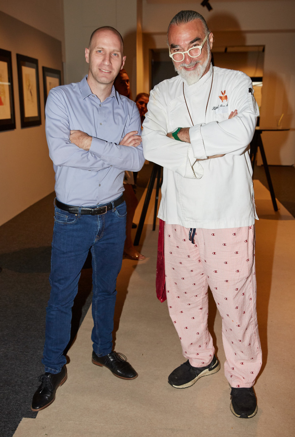 &nbsp;שאול בן אדרת ועידו עלמני&nbsp; (צילום: שוקה כהן)