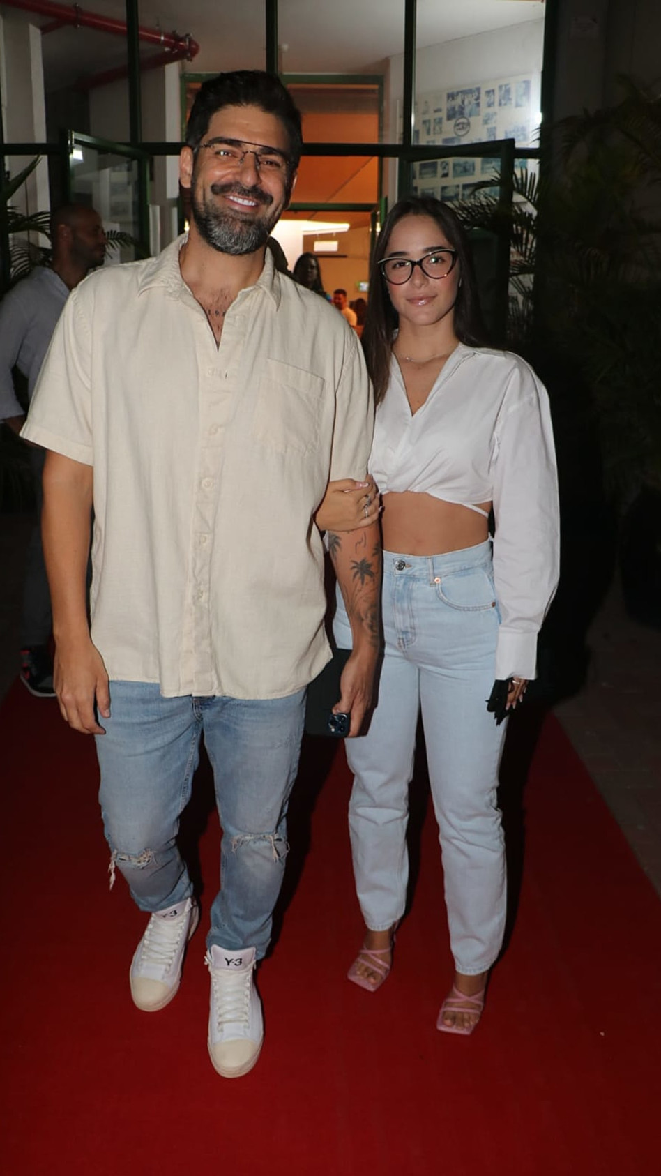 רותם כהן ובת הזוג (צילום: ניר פקין, באדיבות וואלה!)