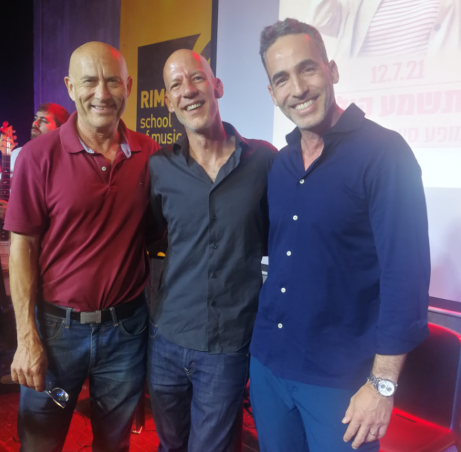 אלון גת, ארי גורלי ומשה סיני&nbsp; (צילום: רוני בר)