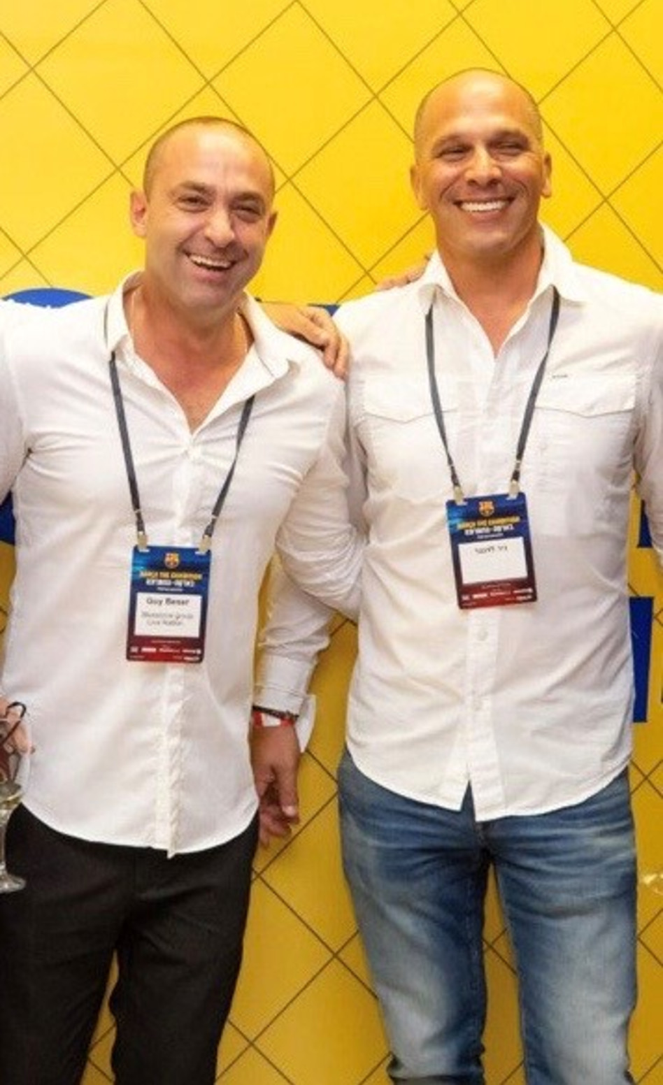 ניר לוינגר וגיא בסר (צילום: שאולי לנדנר)