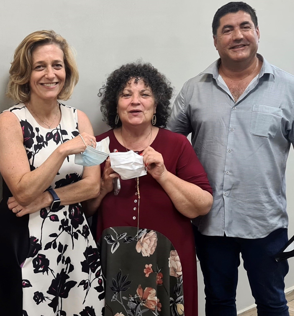 אילן אור, מיכל כהן-דר ושרון אלרעי פרייס (צילום: מכון מיגל)