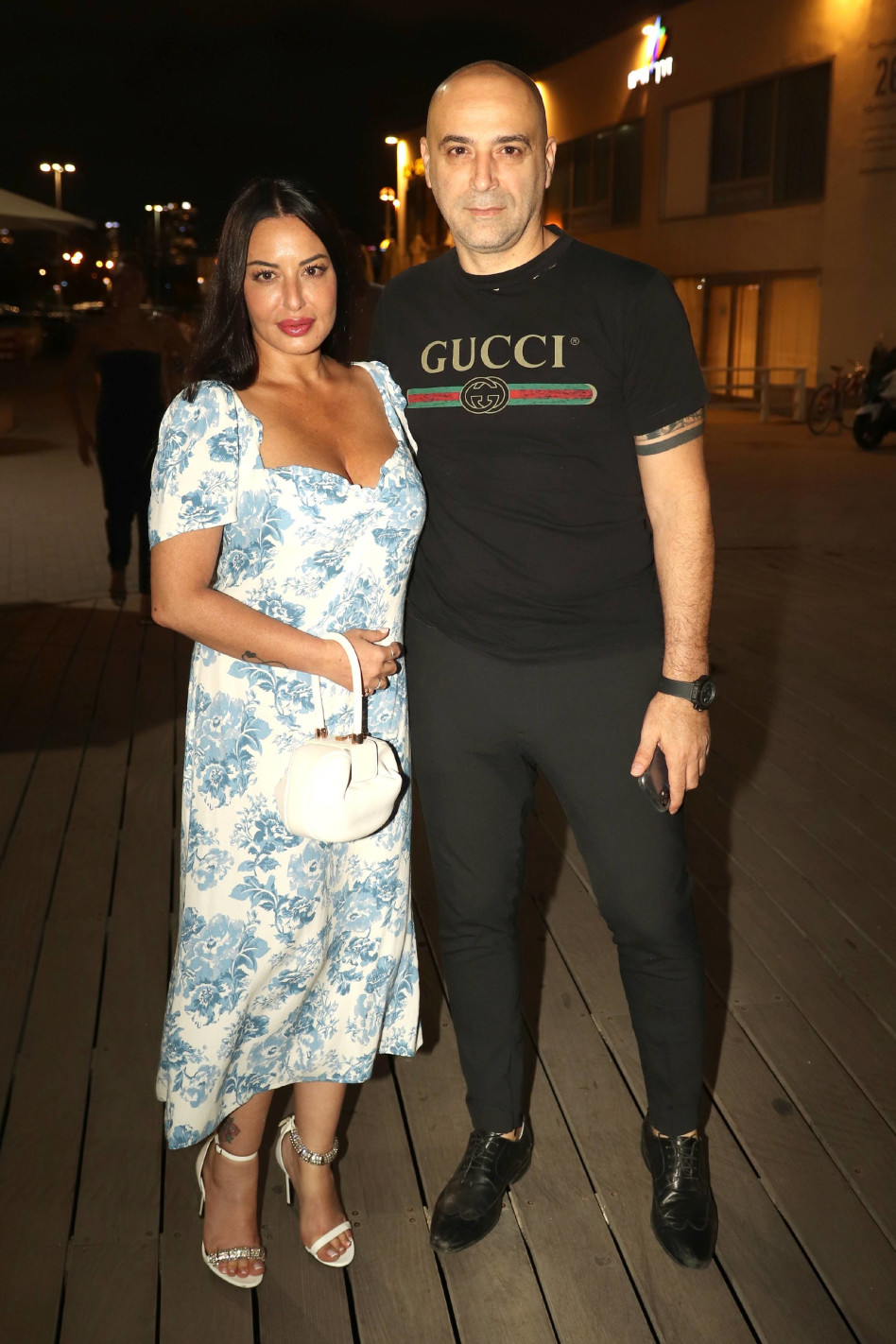 עוזי אזולאי, מאיה בוסקילה (צילום: אור גפן)