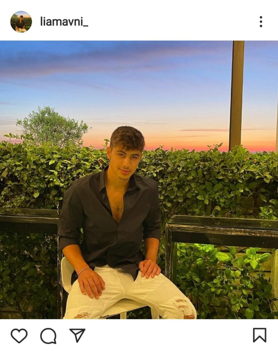 ליאם אבני (צילום: צילום מסך אינסטגרם)