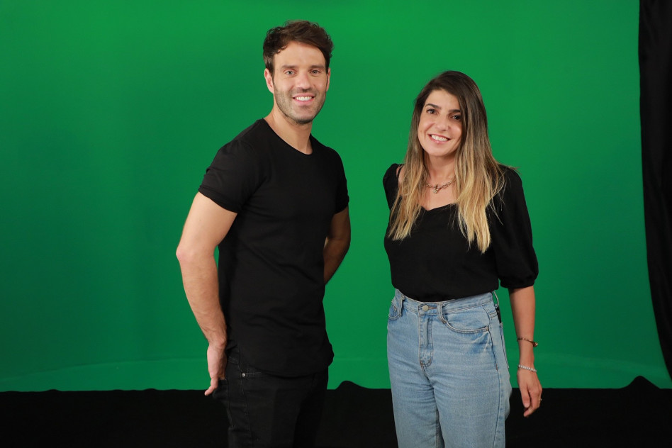 נילי פורר-רבינוביץ ונעם חורב (צילום: לנס הפקות)