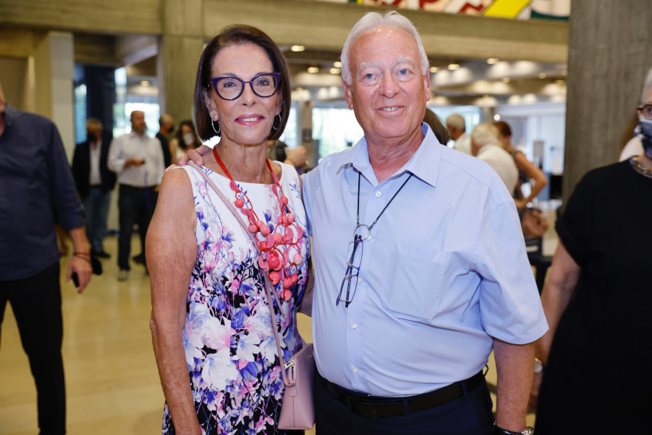 חיים ו-ורדה סאמט (צילום: גיא יחיאלי)