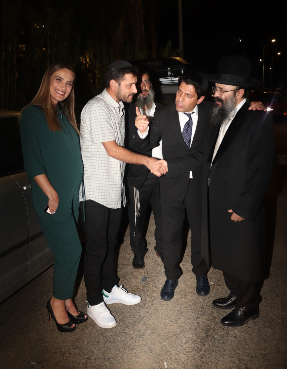 אילנית לוי, אלירז שדה, הרב איפרגן, מרדכי חסידים (צילום: אור גפן)