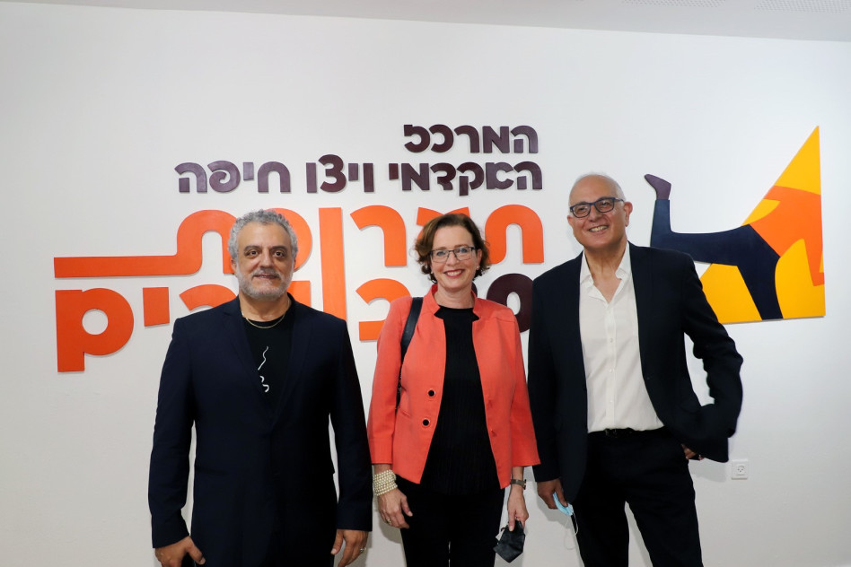 שמעון עמר, עינת קליש-רותם ונורמן עיסא (צילום: יח''צ ויצו)