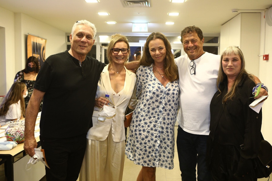 מיקה בשן, אודי וענת אנג'ל, אירינה שלמור ויהודה עדר (צילום: אסף לב)